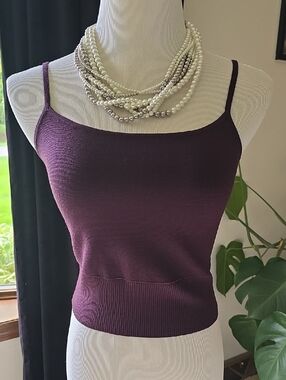 Express Plum Spaghetti Strap Camisole Sz S
